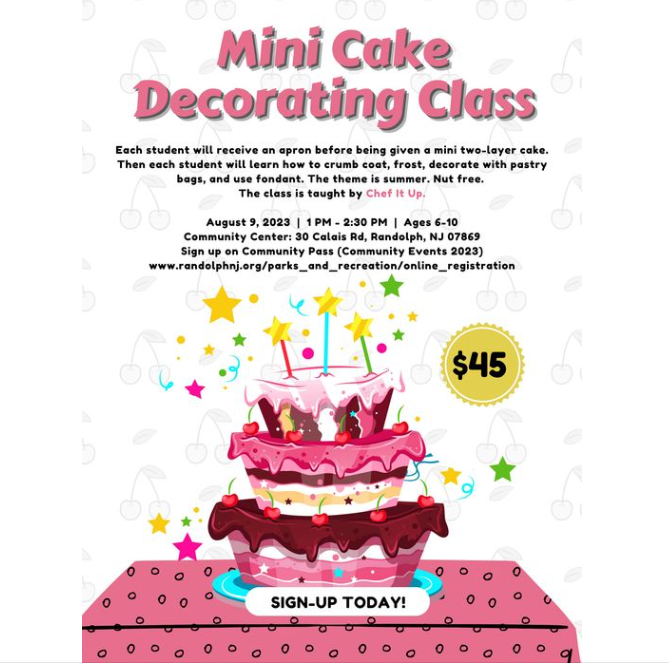 Mini Cake Decorating Class