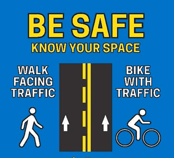 Walk and Ride bikes 2023, safety tips for walking