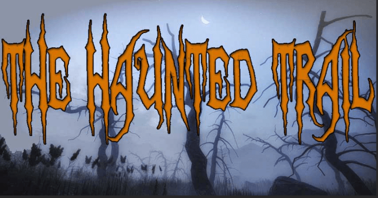 HAUNTED TRAIL 2023, picture of trail