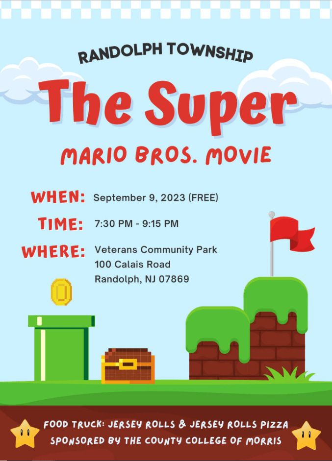 september 9 movie, Super Mario Brothers