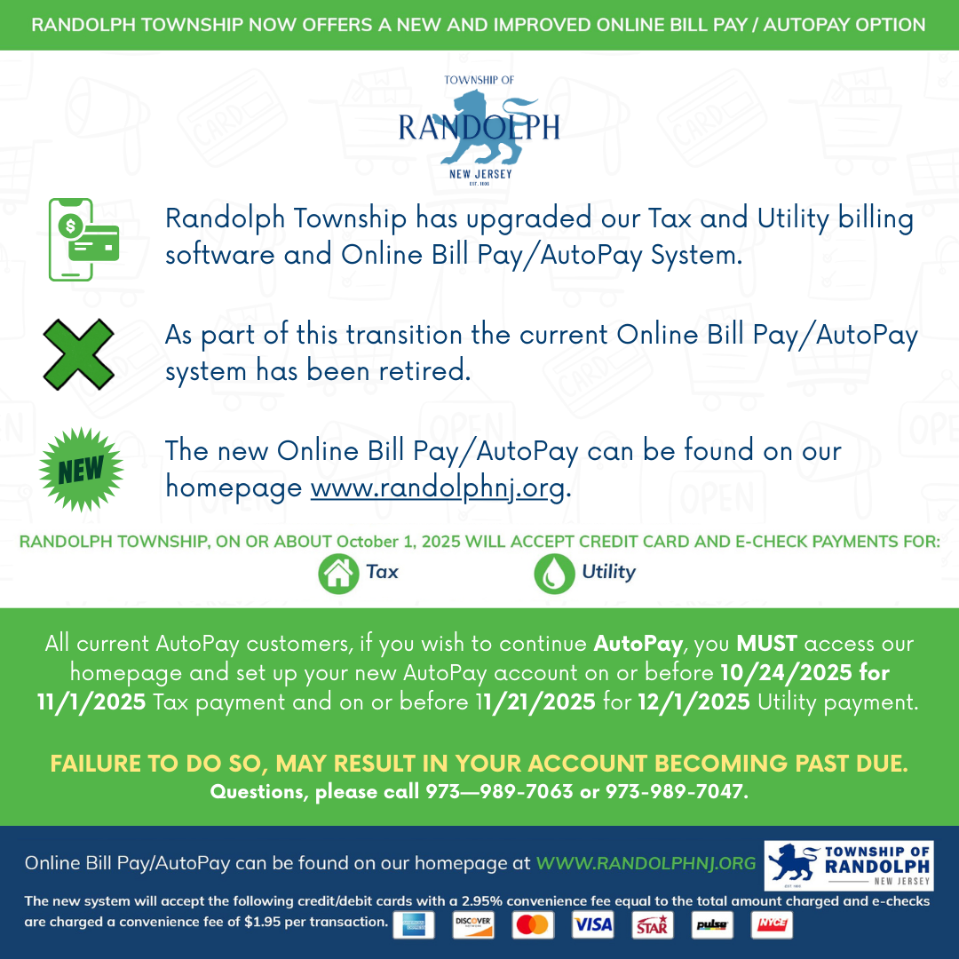 New Online Payments Randolph